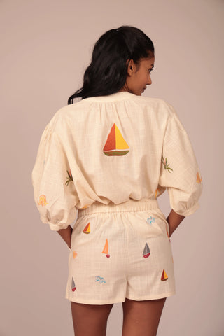Camisa Bateau