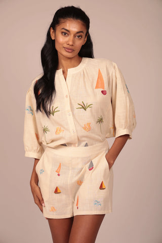Camisa Bateau