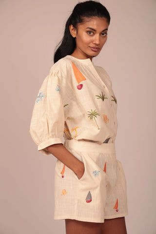 Camisa Bateau