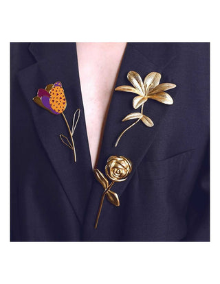 Broche Orkide